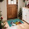 Edge Collections – Festive Letter Script Christmas Front Doormat Indoor Outdoor Rugs – 1 Piece